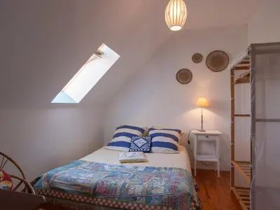 Un ou plusieurs lits dans un hébergement de l'établissement Holiday Home L'Air du Large by Interhome
