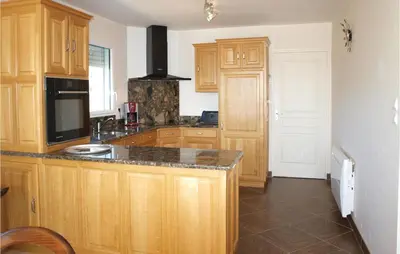 Cuisine ou kitchenette dans l'établissement Holiday Home La Digue
