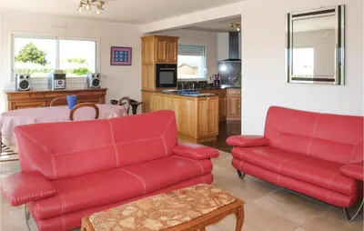 Cuisine ou kitchenette dans l'établissement Holiday Home La Digue