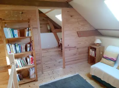 Bibliothèque dans le B&B/chambre d'hôtes