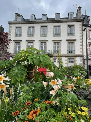 Jardin de l'établissement les croix appartements