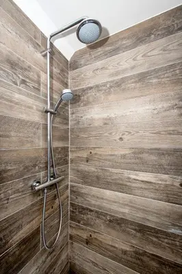 Salle de bains dans l'établissement Appartement neuf style industriel *** proche de la mer
