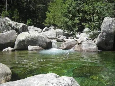 Paysage naturel près de la maison de vacances
