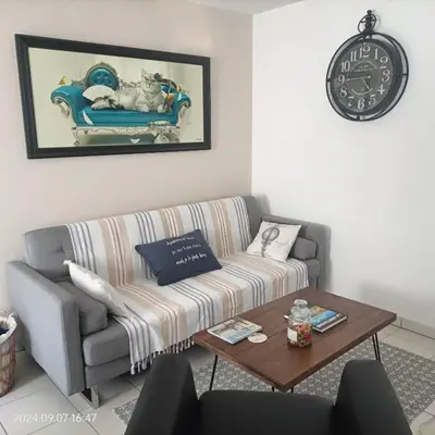 Coin salon dans l'établissement L'escale N°13 :Appartement standing dans résidence