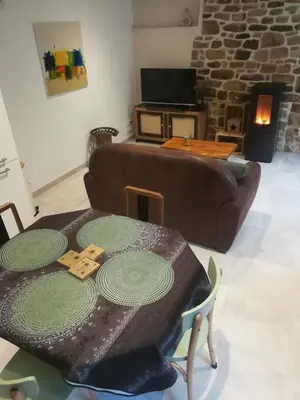 Télévision ou salle de divertissement dans l'établissement Cap sur le Viaduc