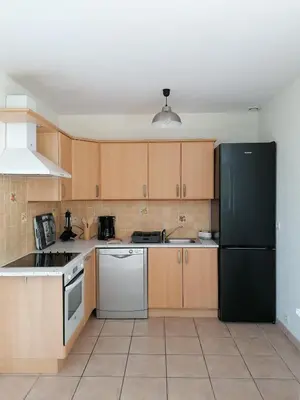 Cuisine ou kitchenette dans l'établissement LES HAUTS VENTS