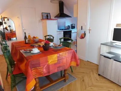 Cuisine ou kitchenette dans l'établissement Apartment Chez Cathy by Interhome