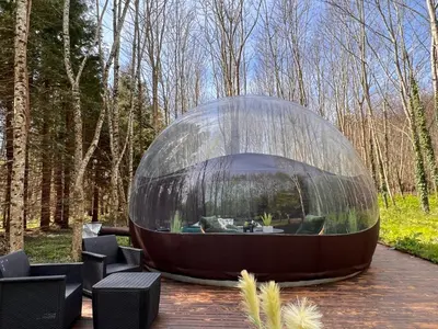 Jardin de l'établissement Logement insolite 