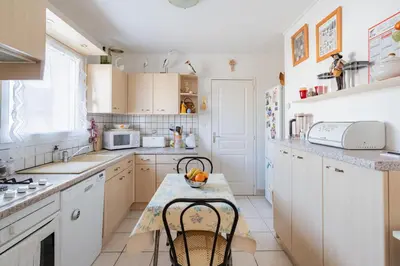 Cuisine ou kitchenette dans l'établissement Ty Yann