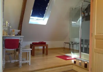 Salle de bains dans l'établissement Loargann Chambres d'hôtes