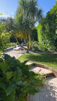 Jardin de l'établissement Chambre chez l'habitant 