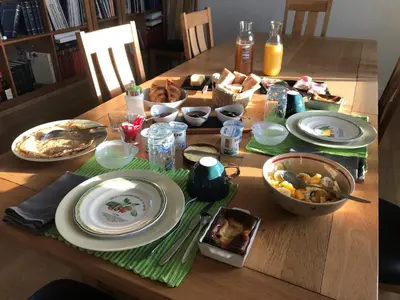 Nourriture dans le B&B/chambre d'hôtes ou à proximité