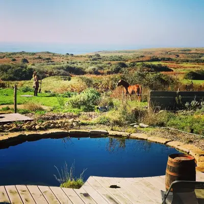 Paysage naturel près de la maison de vacances