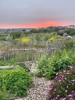 Paysage naturel près de la maison de vacances