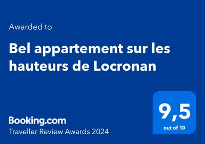Certificat, récompense, panneau ou autre document affiché dans l'établissement Sur les hauteurs de Locronan