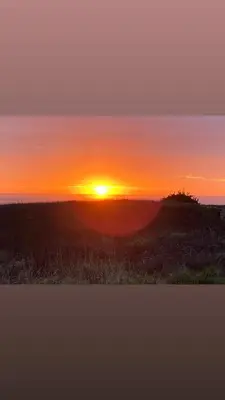 Lever ou coucher de soleil vu de la villa ou à proximité