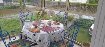 Jardin de l'établissement Aux portes de locronan