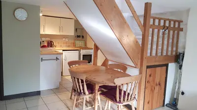 Cuisine ou kitchenette dans l'établissement Maroux Vian Country Cottage