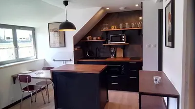 Cuisine ou kitchenette dans l'établissement Les Appartements du 31 - Centre Ville - 3è étage - 35m2