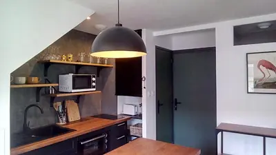 Cuisine ou kitchenette dans l'établissement Les Appartements du 31 - Centre Ville - 3è étage - 35m2