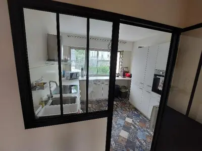 Cuisine ou kitchenette dans l'établissement Appartement T3 vue sur rivière, 2 chambres 65M2