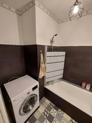 Un ou plusieurs lits dans un hébergement de l'établissement Appartement T3 vue sur rivière, 2 chambres 65M2
