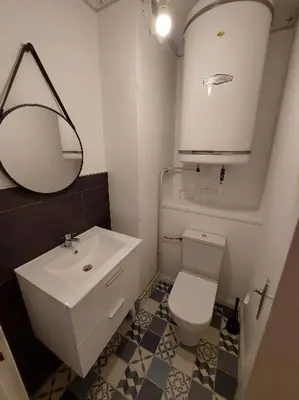 Salle de bains dans l'établissement Appartement T3 vue sur rivière, 2 chambres 65M2