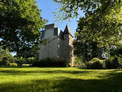 Jardin de l'établissement Manoir de Lanveur