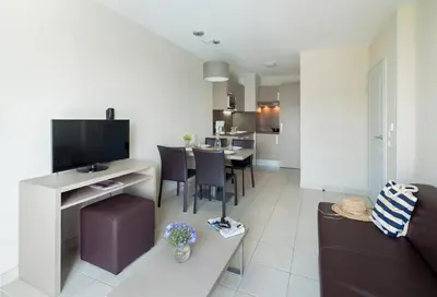 Télévision ou salle de divertissement dans l'établissement Residence Thalasso Concarneau
