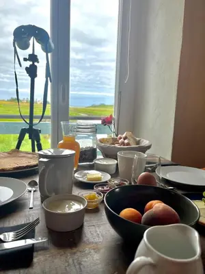 Nourriture dans la maison d'hôtes ou à proximité