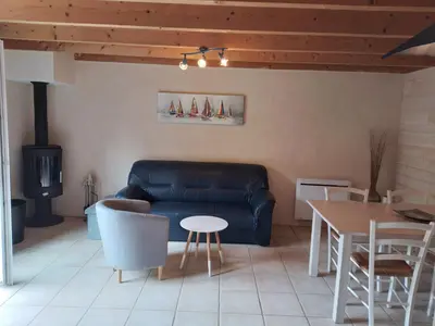 Coin salon dans l'établissement Ty Tevenn