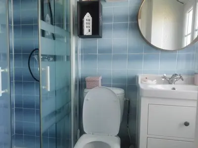Salle de bains dans l'établissement Ti Laouen - maison cocooning vue mer