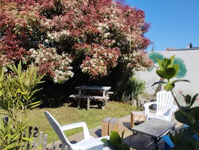 Jardin de l'établissement Maison de Kerangall Brest appartement jardin et parking