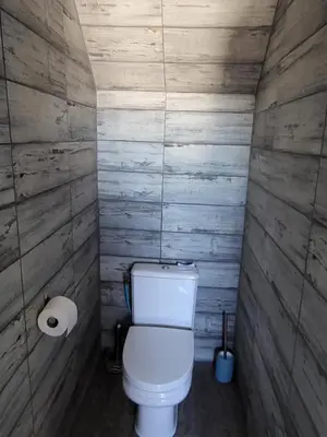 Salle de bains dans l'établissement Charmant appartement proche commerces et plages