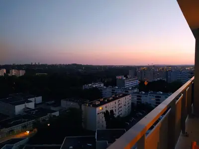 Lever ou coucher de soleil vu de l'appartement ou à proximité