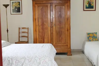 Un ou plusieurs lits dans un hébergement de l'établissement La Maison de Lésa