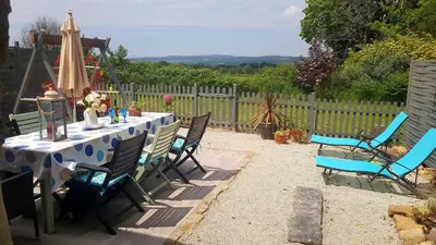 Paysage naturel près de la maison de vacances