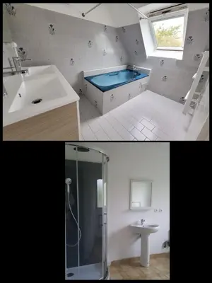 Salle de bains dans l'établissement 1 chambre privée dans maison de ville