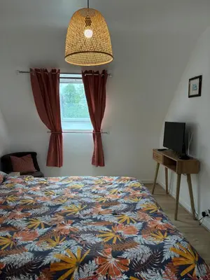 Un ou plusieurs lits dans un hébergement de l'établissement Gîte Maez 4 pers 29450 sizun