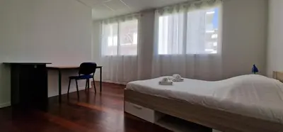 Un ou plusieurs lits dans un hébergement de l'établissement Aerouant - Maison spacieuse pour 8 personnes sur 3 étages Idéal famille amis entreprises