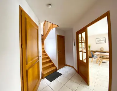 Plan de l'établissement Magnifique maison avec piscine à Beg Meil