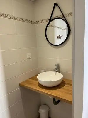Salle de bains dans l'établissement Studio Cosy