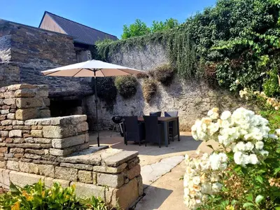 Jardin de l'établissement Ti Fanch, maison proche de Quimper