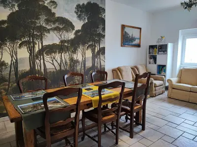 Coin salon dans l'établissement Chambres d'Hôtes 