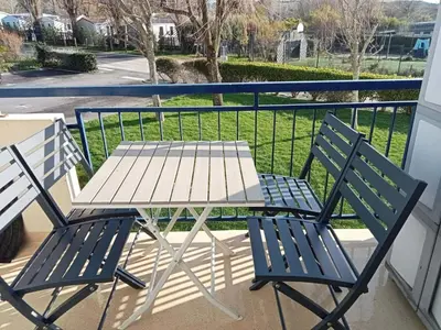 Balcon ou terrasse dans l'établissement Glazik - Appartement à 5 min de la plage