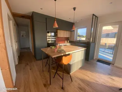 Cuisine ou kitchenette dans l'établissement Ker Melen
