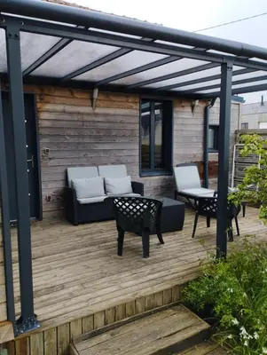Balcon ou terrasse dans l'établissement un îlot de calme