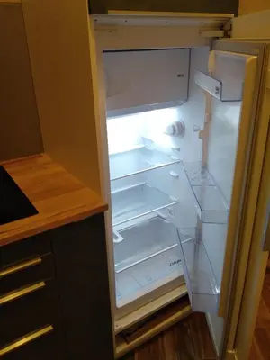 Cuisine ou kitchenette dans l'établissement Le gîte du passage