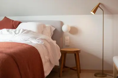 Un ou plusieurs lits dans un hébergement de l'établissement La Maison des Embruns