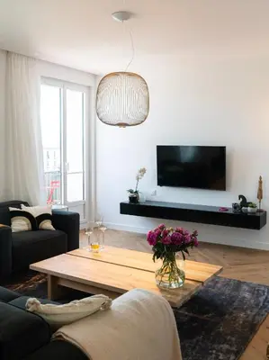 Télévision ou salle de divertissement dans l'établissement Le Siam